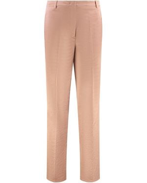 Pinko Panuro Straight-Leg Trousers - Natural