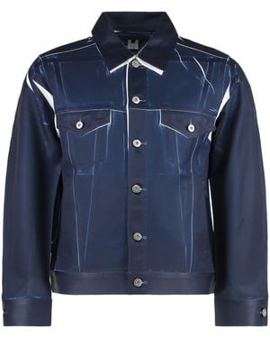 Comme des Garçons Technical Fabric Overshirt - Blue