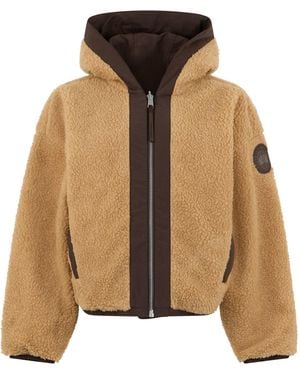 Canada Goose Reversible Fleece Bomber Alberni - Brown