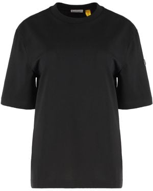 Moncler Genius 4 Moncler Edward Enninful - Cotton T-shirt - Black