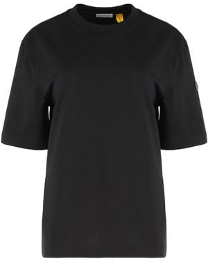 Moncler Genius 4 Moncler Edward Enninful - Cotton T-shirt - Black