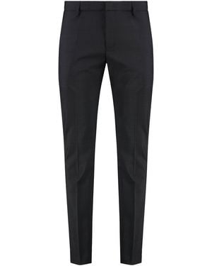 Dondup Spiritissimo Virgin Wool Trousers - Blue