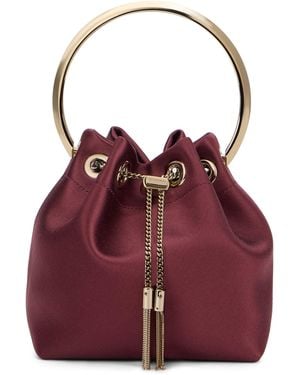 Jimmy Choo Satin Bon Bon Bag - Red
