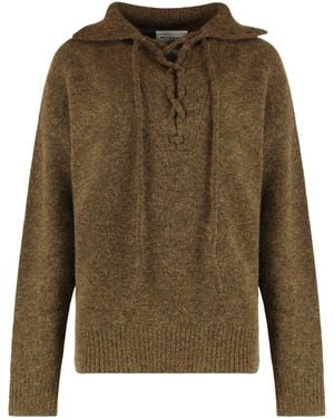 Isabel Marant Phylia Alpaca-Blend Jumper - Green