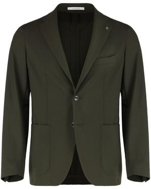Tagliatore Virgin Wool Two-Pieces Suit - Green