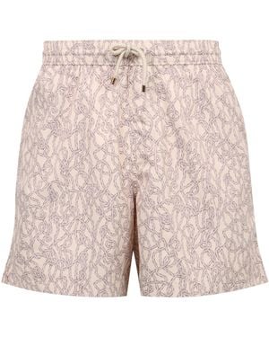 Agnona Nylon Swim Shorts - Pink