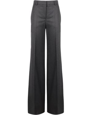 Stella McCartney Wool Flared Trousers - Grey