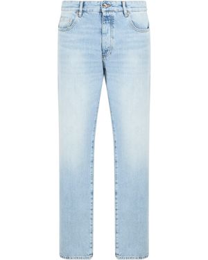 ICON DENIM Straight Leg Jeans - Blue
