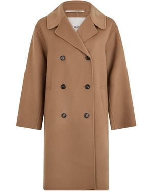 Max Mara Double-Breasted Coat - Brown
