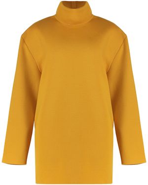 Saint Laurent Boxy Dress - Yellow