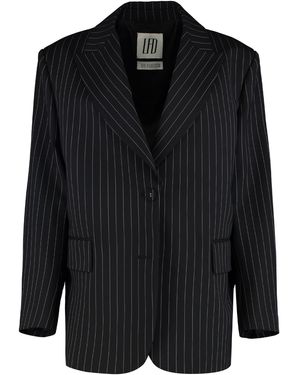 LES FILLES D'EVA Blazer oversize gessato - Nero