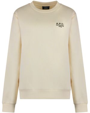 A.P.C. Standard Rue Madame Cotton Sweatshirt - Natural