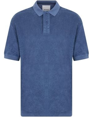 Isabel Marant Short-Sleeved Polo Cotton Shirts - Blue