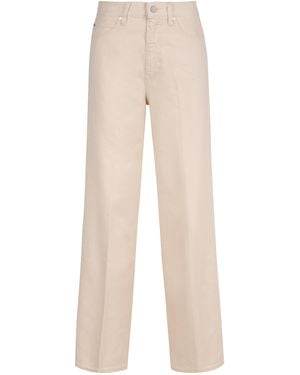 Calvin Klein Wide-Leg Jeans - Natural