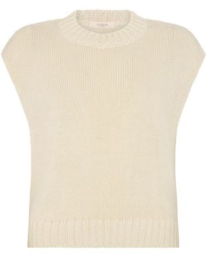 Slowear Cotton Knit Top - Natural