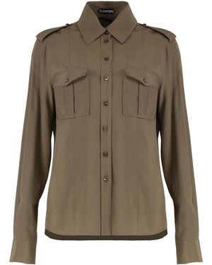 Tom Ford Silk Shirt - Green