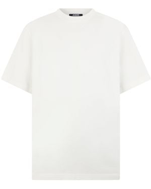 Jacquemus Cotton Short Sleeve T-Shirt - White