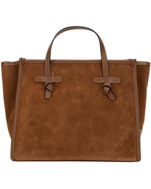 Gianni Chiarini Tote Bag With Knots - Brown