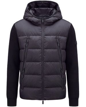Moncler Giacca imbottita con cappuccio - Blu