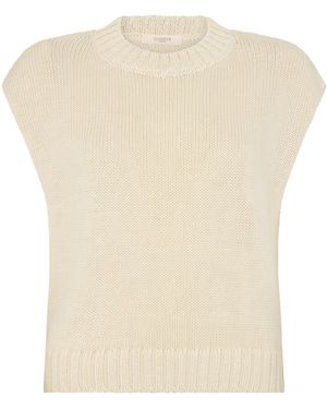 Slowear Cotton Knit Top - Natural