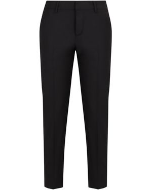 PT01 Pantaloni in misto lana - Nero
