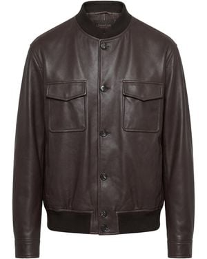 Slowear Bomber in Pelle - Nero
