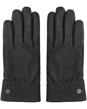 Canada Goose Leather Gloves - Black