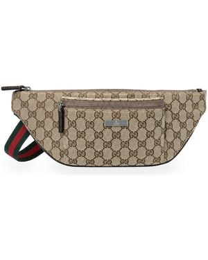 Gucci Sling With Monogram - Gray
