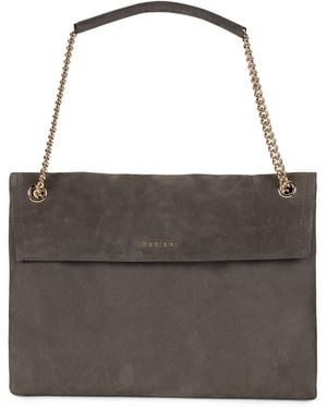 Orciani Borsa a spalla Venus Nabucco in pelle - Grigio