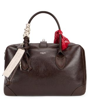 Golden Goose Life Medium Leather Bag - Brown