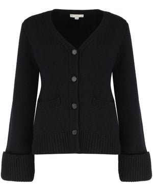 Vince Double-Faced Cardigan - Black