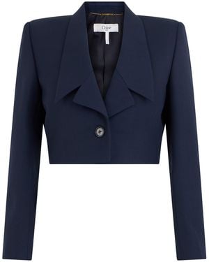 Chloé Crop Jacket - Blue
