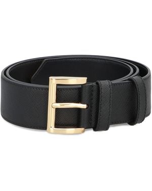 Prada Cintura in pelle - Nero