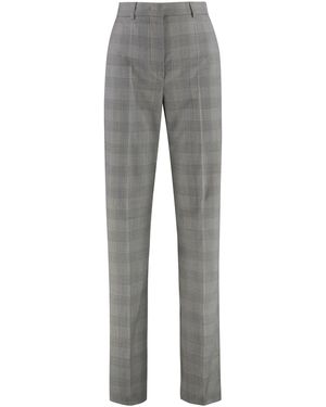 Sportmax Tailored Wool Trousers Batun Virgin Trouser Suits - Grey