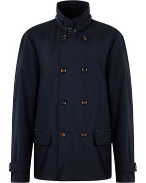 Moorer Elegant Winter Jacket, Warm And Versatile - Blue