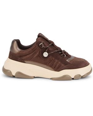 Pinko Sneakers With High Sole - Brown
