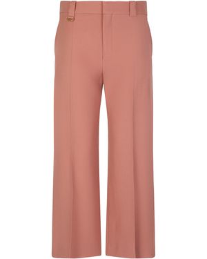 Chloé Flared Trousers - Pink