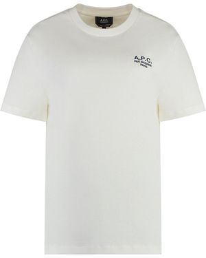 A.P.C. T-shirt Standard Rue Madame - Bianco
