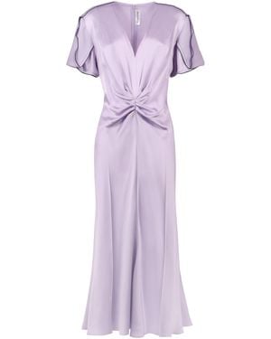 Victoria Beckham Midi Dresses - Purple