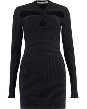 Philosophy Di Lorenzo Serafini Cut-Out Detail Jumper Dress - Black