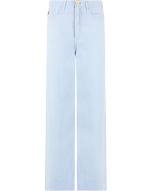Lois Marlene Linen Pants - Blue