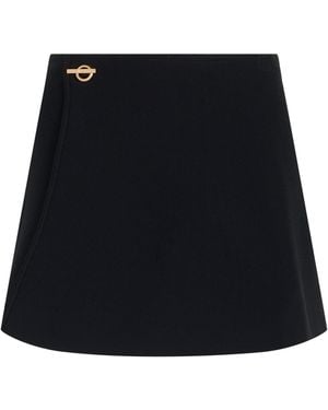 Cult Gaia Short Skirt With Detail - Black