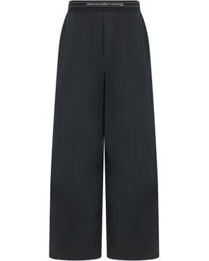 Alexander Wang Loose Cotton Pants - Blue