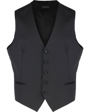 Tagliatore Gilet monopetto - Nero