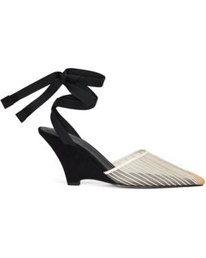 Jacquemus High-Heeled Sandals Cotton - Black