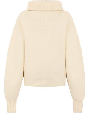 Jacquemus Wool And Cashmere Jumper - Natural