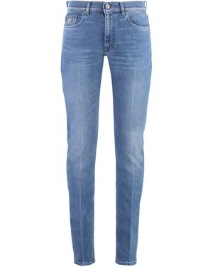 Versace Jeans slim fit a 5 tasche - Blu