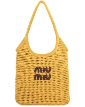 Miu Miu Borsa shopping IVY - Metallizzato