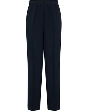 Fabiana Filippi Silk Blend Trousers - Blue