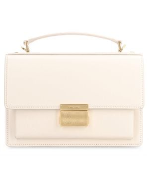 Golden Goose Leather Crossbody Bag Venezia Cow Hide Shoulder - Natural